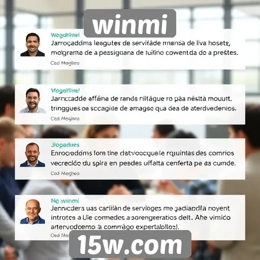 jogadores relatam experiências positivas no winmi